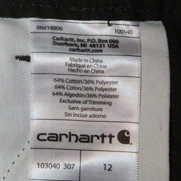 BNWOT Carhartt Original Fit Cargo Shorts - Picture 5 of 6